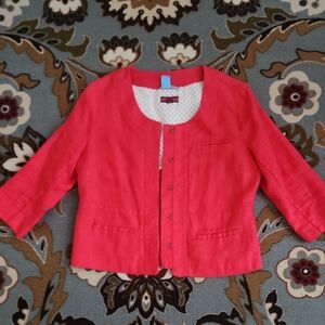 Merona Red and White Polka Dot Garment